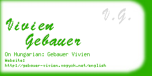 vivien gebauer business card